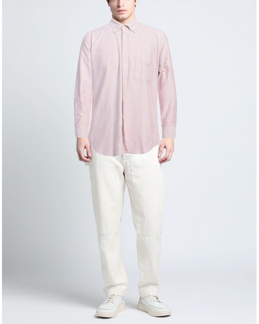 B.D. Baggies Pink Shirt Cotton for men