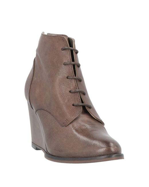 Ixos Brown Ankle Boots