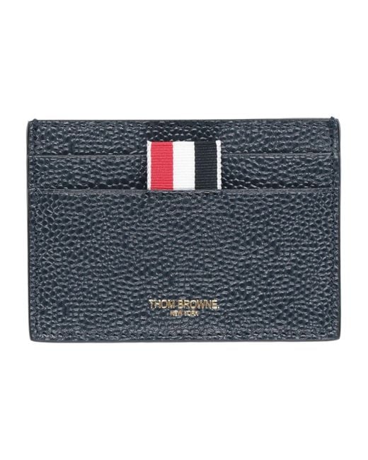 Tarjetero Thom Browne de hombre de color Blue