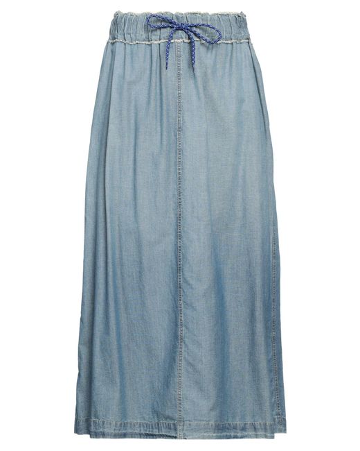 Golden Goose Deluxe Brand Blue Denim Skirt