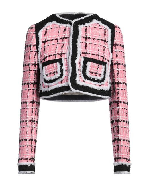 DSquared² Red Jacket Cotton, Polyester, Viscose, Acrylic