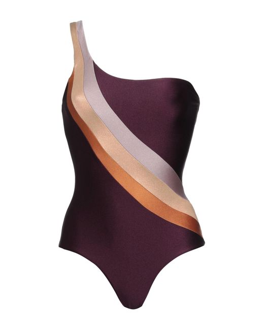 Albertine Purple One-piece Swimsuit