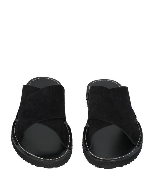 Dries Van Noten Black Sandals for men