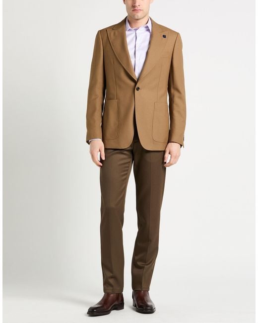 Lardini Brown Blazer Wool for men