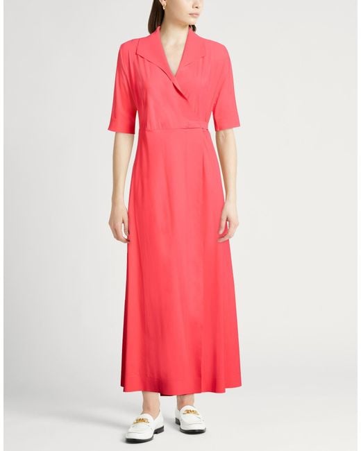 High Pink Clever Maxi Dress Nylon, Elastane