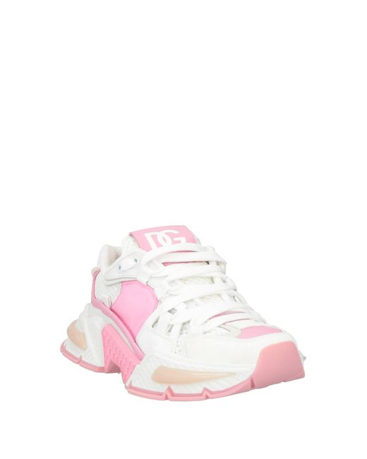 dolce and gabbana pink glitter sneakers