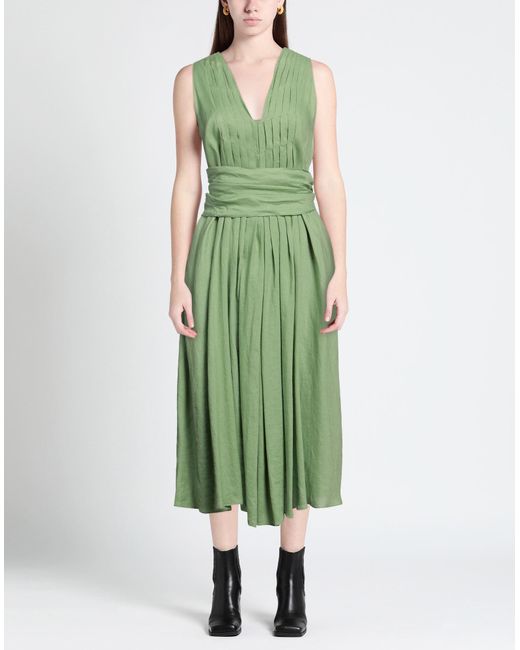 Emporio Armani Green Midi-Kleid
