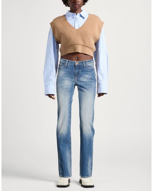 ARMANI EXCHANGE Blue Jeans Cotton, Lyocell, Elastane