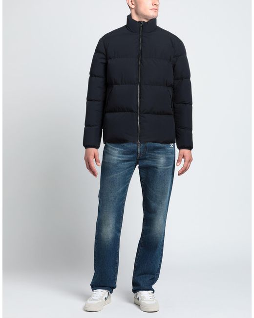 Emporio Armani Blue Down Jacket for men