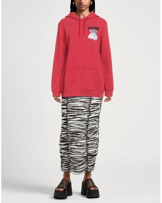Moschino Red Sweatshirt