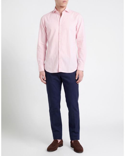 Guglielminotti Pink Shirt for men