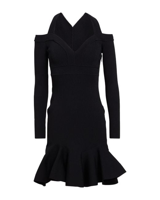 McQueen Black Mini Dress