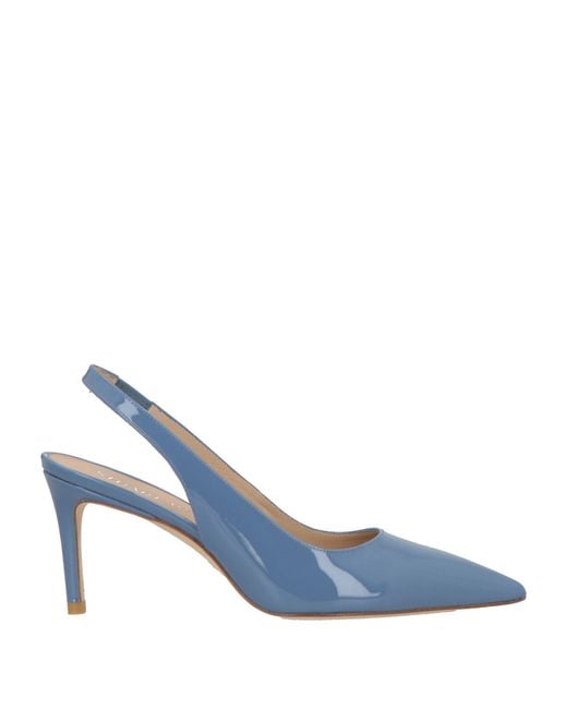 Stuart Weitzman Blue Pumps Leather