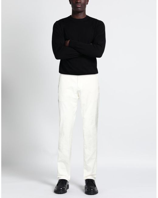 Incotex White Trouser for men