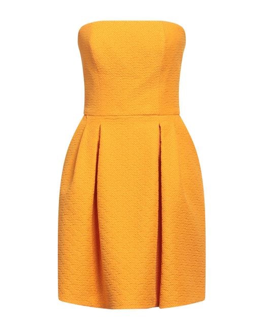 Hanita Yellow Mini-Kleid
