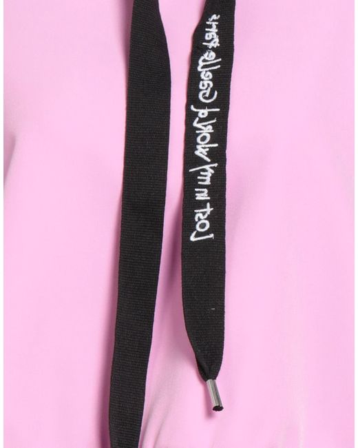 Gaelle Paris Pink Sweatshirt Polyester, Elastane