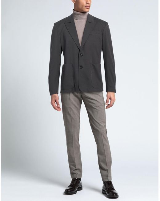 Paolo Pecora Black Blazer for men