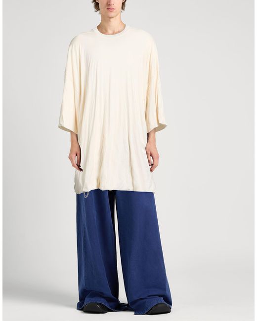 Rick Owens White T-Shirt for men