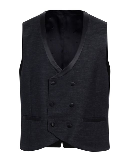 Manuel Ritz Black Tailored Vest for men