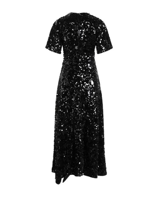 Ganni Black Midi Dress