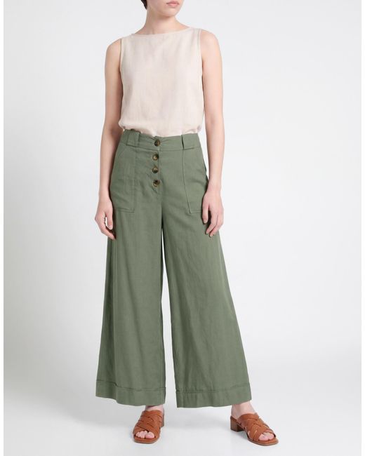 ALESSIA SANTI Green Trouser