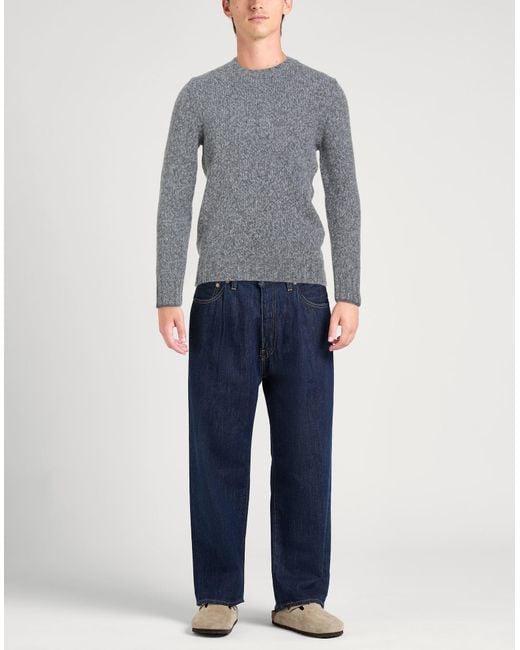 Gran Sasso Gray Sweater Virgin Wool for men