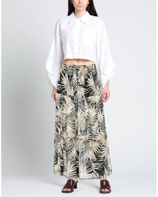Fisico Black Maxi Skirt