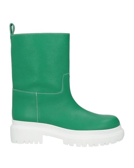 P.A.R.O.S.H. Green Ankle Boots