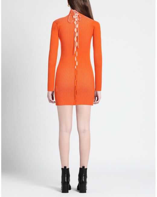 Off-White c/o Virgil Abloh Orange Mini-Kleid