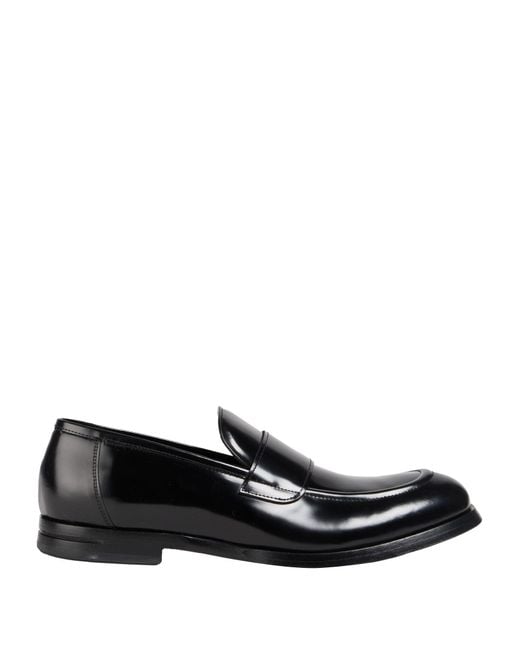 Giovanni Conti Black Loafers for men