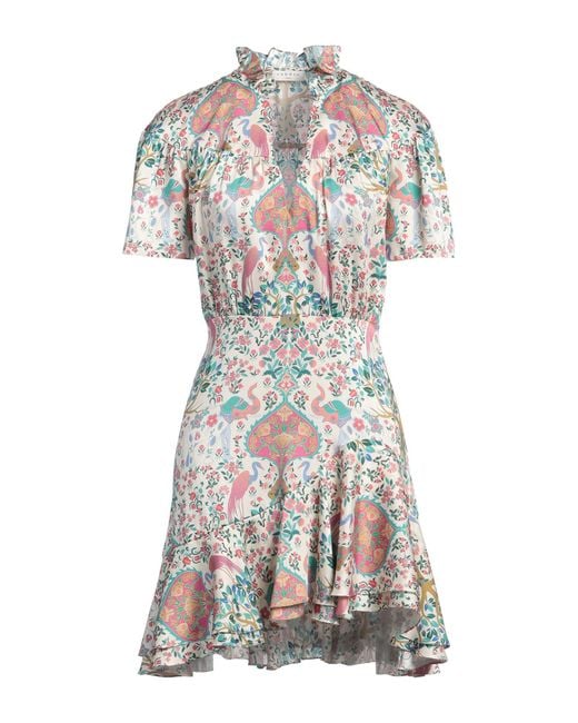 Sandro White Mini Dress Polyester