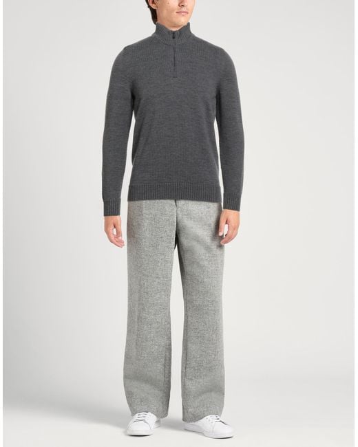 Drumohr Gray Turtleneck for men