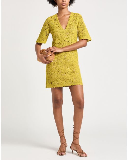 Twinset Yellow Mini Dresses