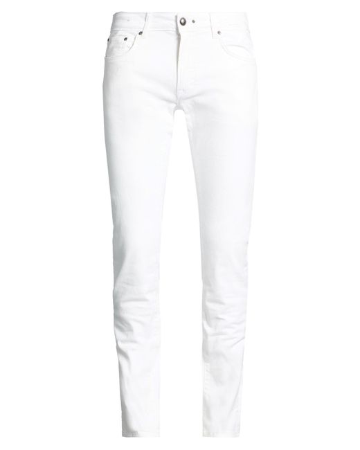 Hackett White Jeans Cotton, Elastane for men