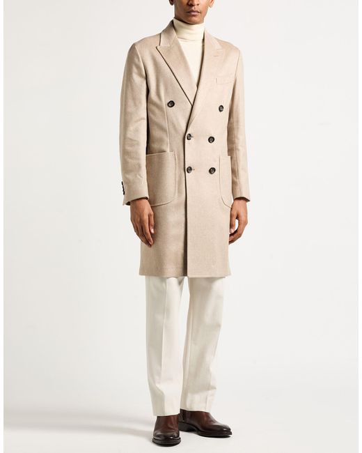 Sartorio Napoli Natural Coat Cashmere for men