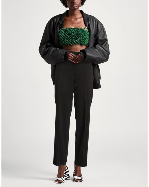 Dixie Black Pants Polyester, Viscose, Wool, Elastane