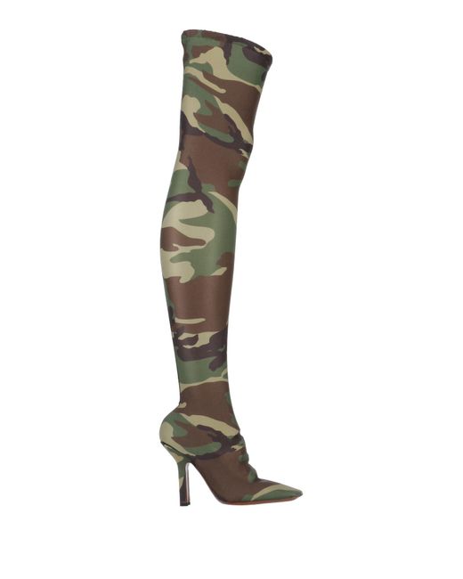 Vetements White Boot Textile Fibers