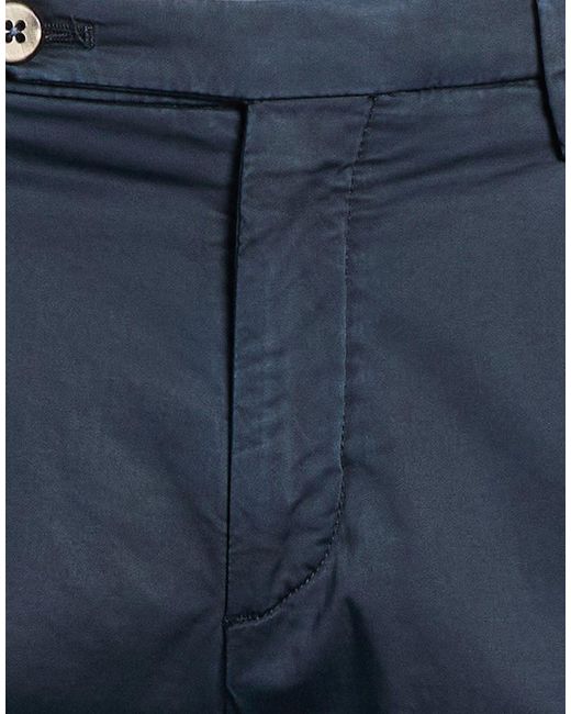 Michael Coal Blue Pants Cotton, Elastane for men