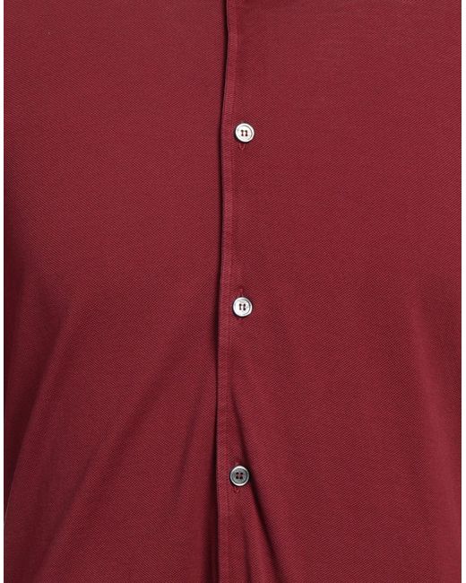 Fedeli Red Shirt for men