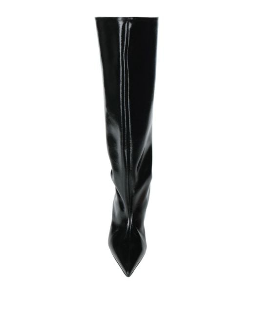 Totême Black Boot Leather