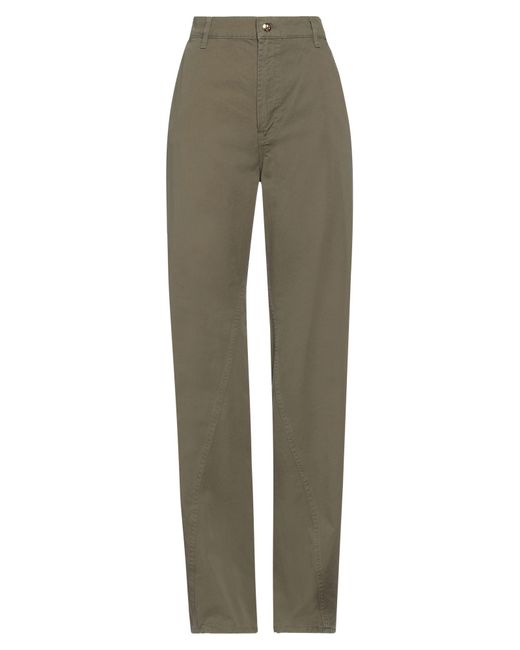 Anine Bing Gray Pants Cotton