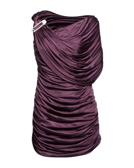 GIUSEPPE DI MORABITO Purple Mini Dress Viscose