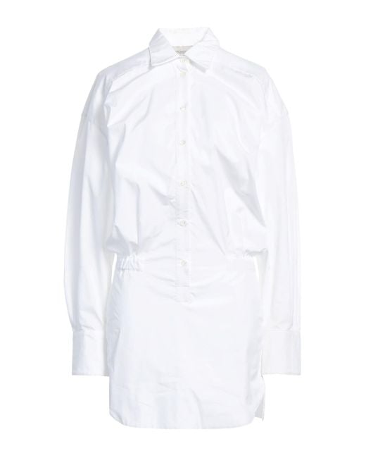 Laneus White Mini-Kleid