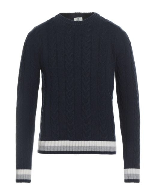 Pullover Luigi Borrelli Napoli de hombre de color Blue