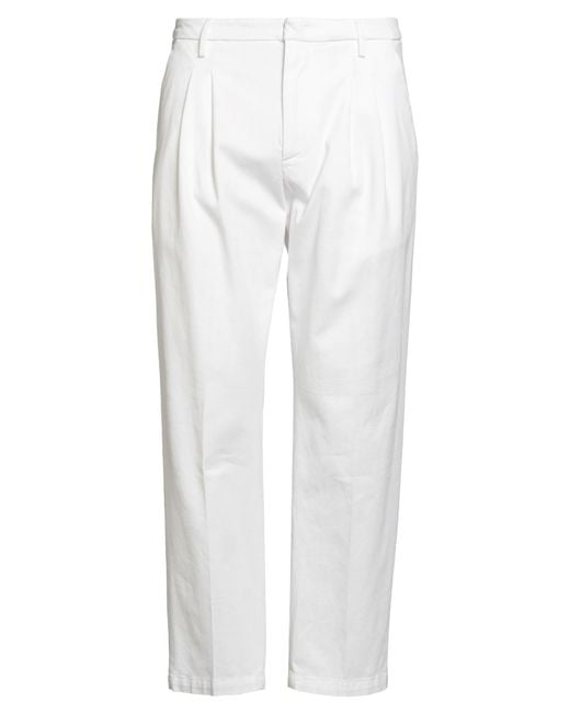 Dondup White Pants for men