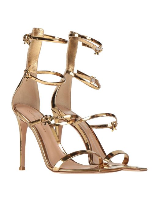 Gianvito Rossi Metallic Sandals