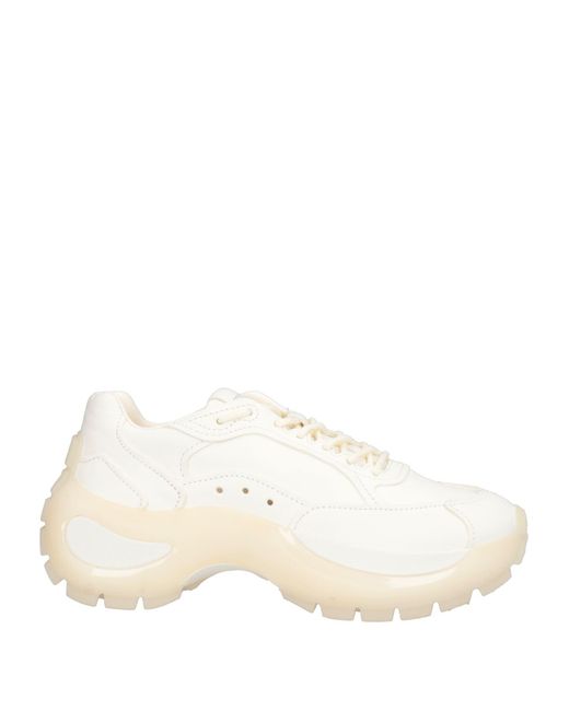 Sportmax Natural Ivory Sneakers Leather