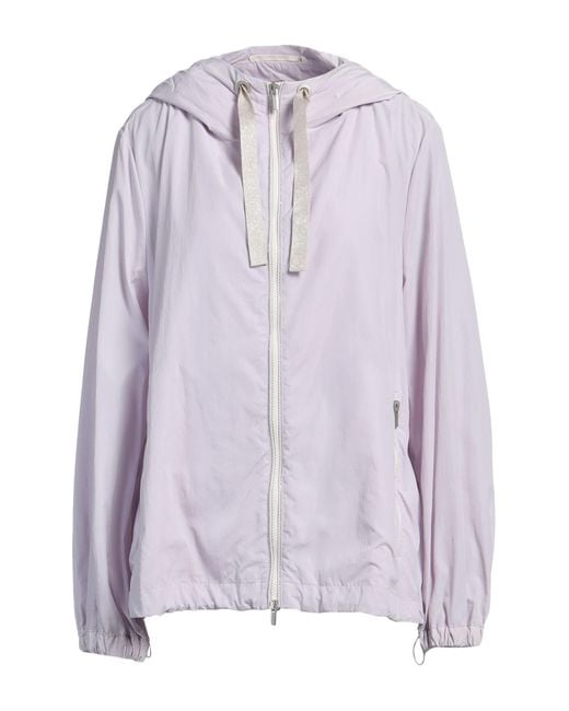 Peserico Purple Easy Lilac Jacket Polyamide