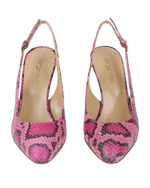 Sergio Rossi Pink Pumps Leather