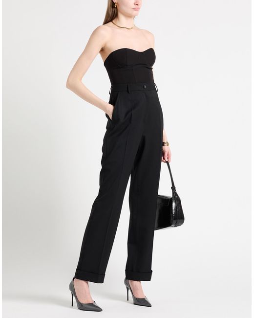 Dolce & Gabbana Black Pants Virgin Wool, Elastane